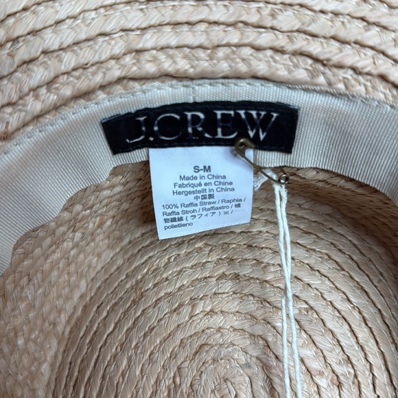 J. Crew Wide-Brim Boater Hat